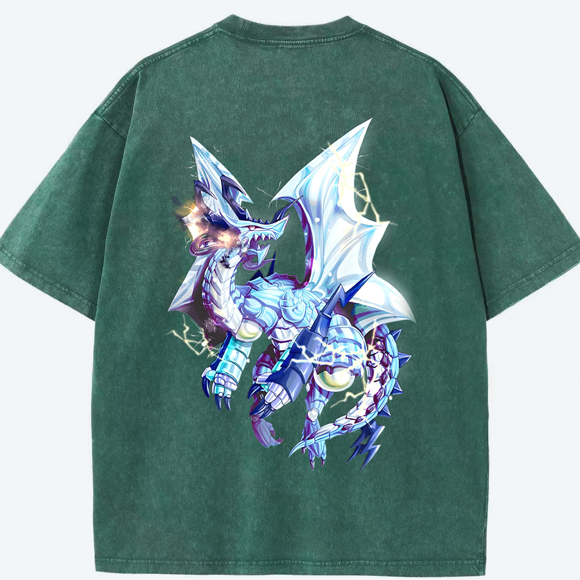 （画像用） 遊☆戯☆王 Yu-Gi-Oh! 綿100% ヴィンテージ風 半袖Tシャツ（背面プリント）